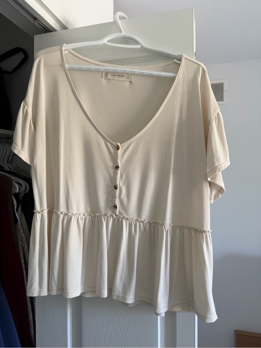 Lucky Brand Ivory Top